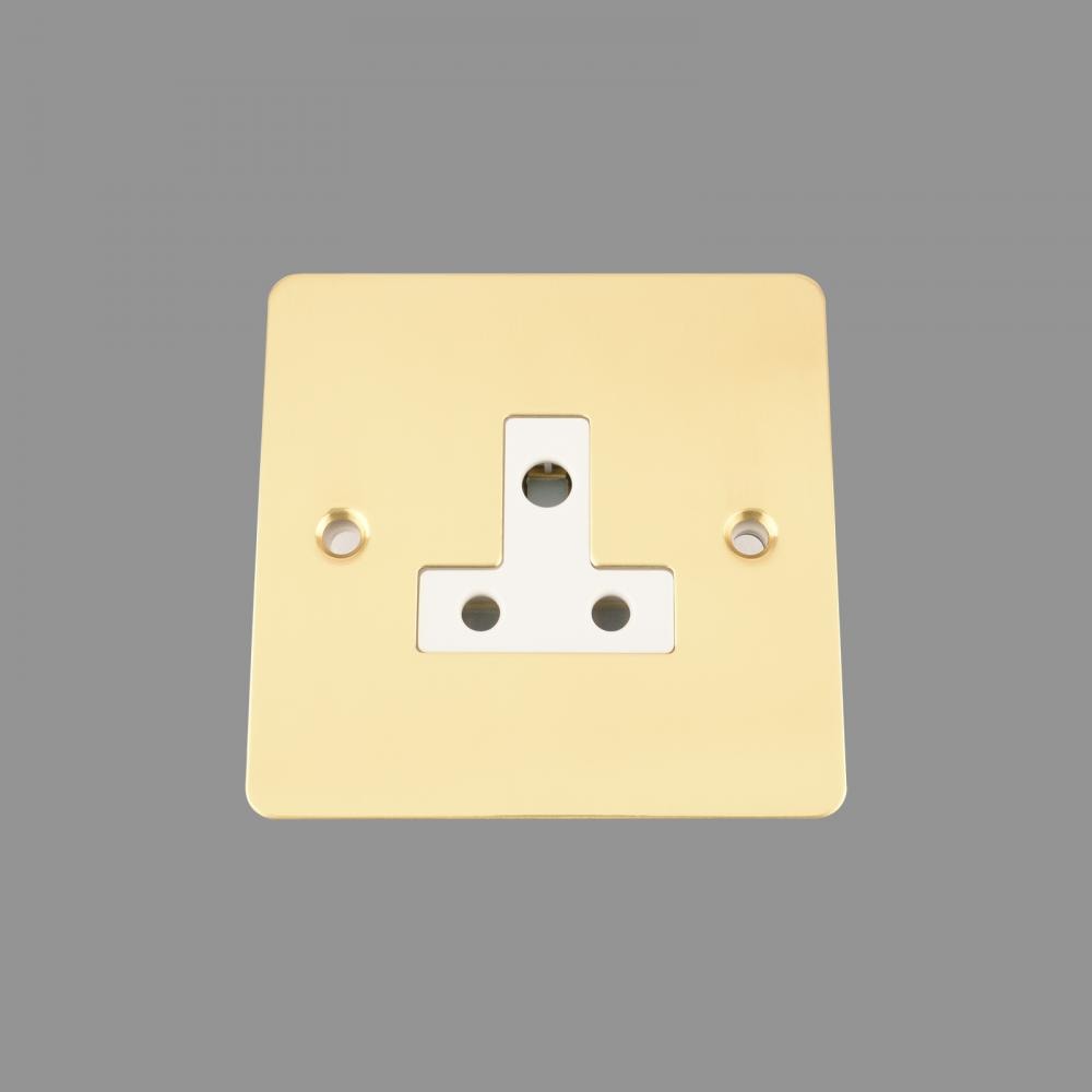 ROUND PIN SOCKET 5 AMP WHITE INSERT