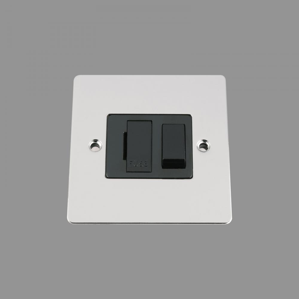 Black Insert Plastic Rocker Switch