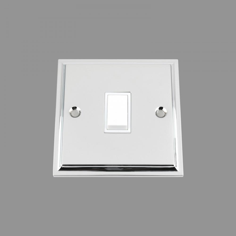 White Insert Plastic Rocker Switch