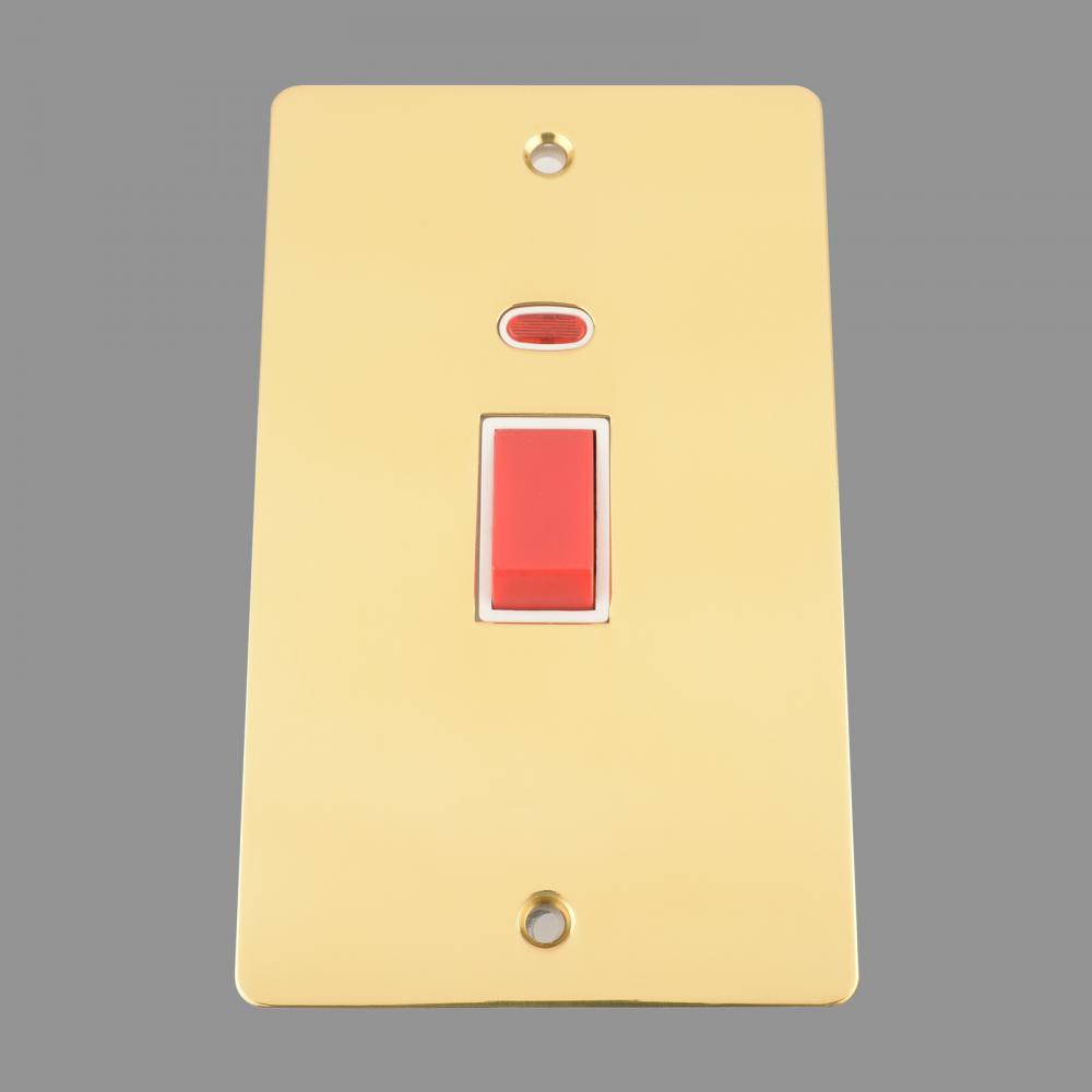 COOKER SWITCH TALL 45 AMP WHITE INSERT