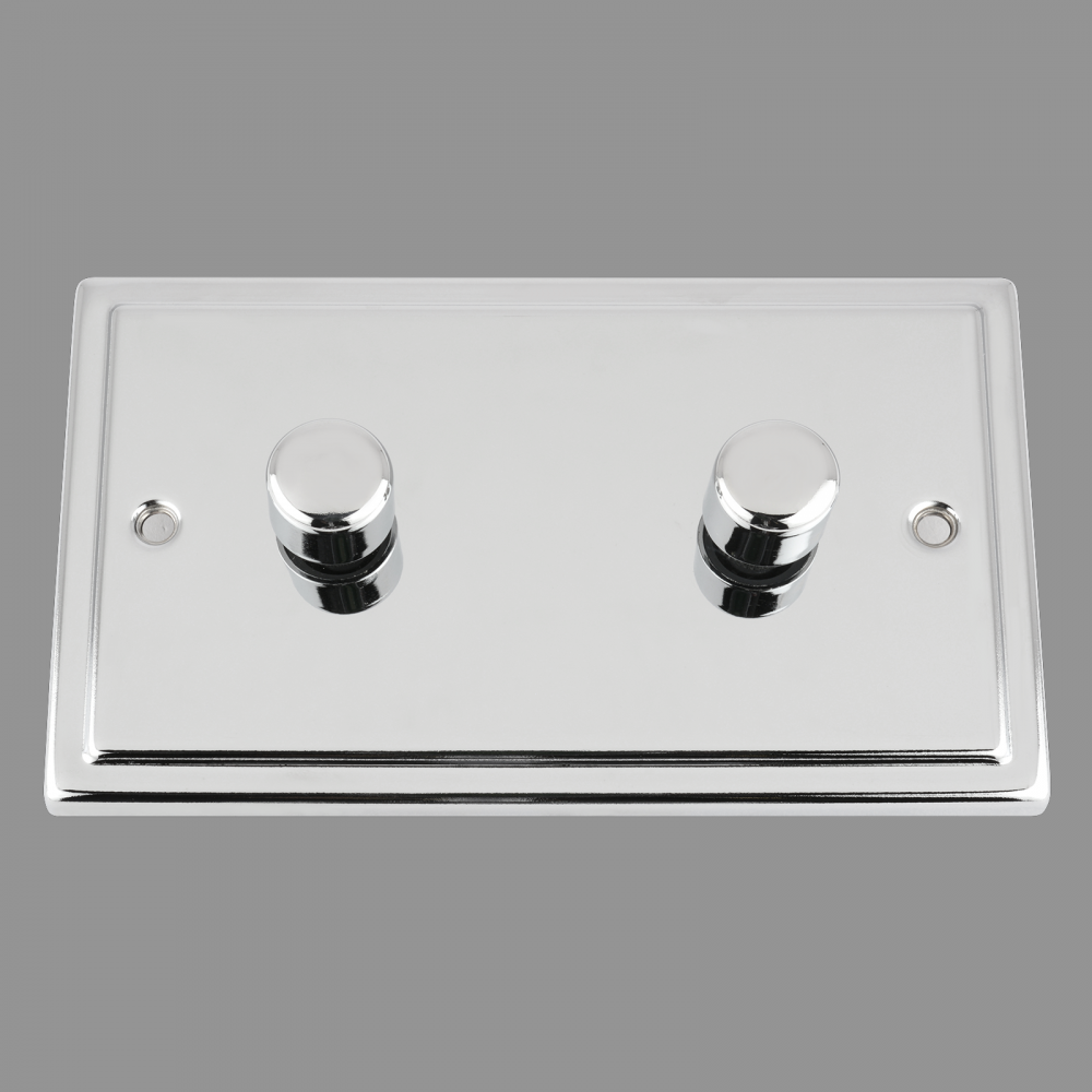 DIMMER 2 GANG 400W WIDE