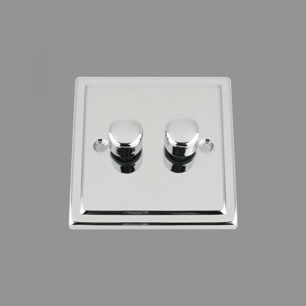 LED LIGHT DIMMER 2 GANG 250W