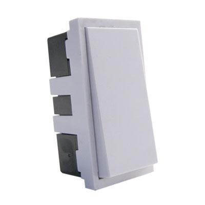 16 Amp Intermediate Switch - Grid Outlet Module - White