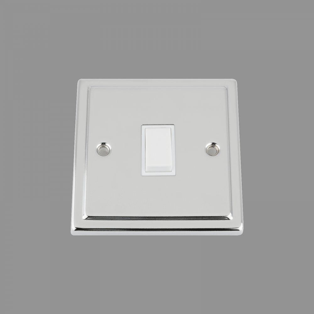 White Insert Plastic Rocker Switch