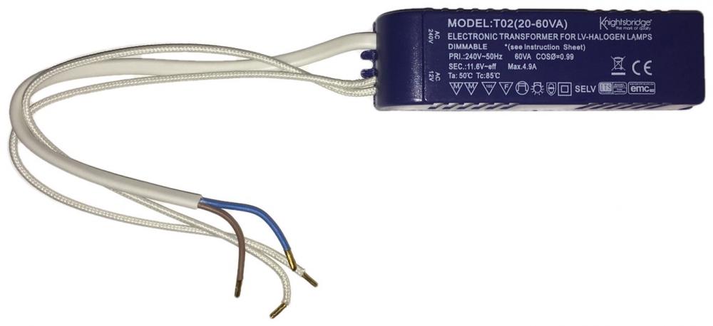 60W Electronic Transformer for Low Voltage Lighting