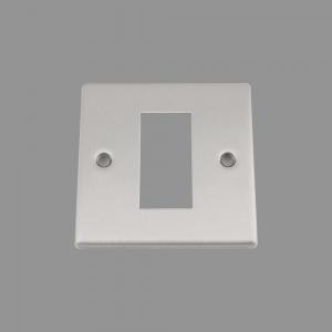 SATIN SQUARE Outlet Faceplate 25x50mm