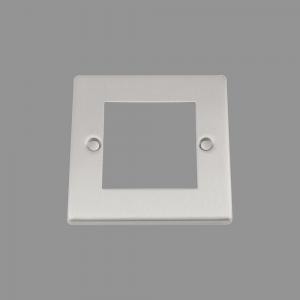 SATIN SQUARE Outlet Facplate 50x50mm