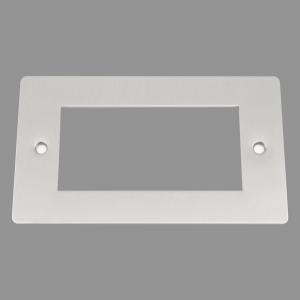 SATIN FLAT Outlet Faceplate 100x50mm