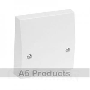 WHITE PLASTIC Cooker Connection Unit/Cooker Outlet Plate